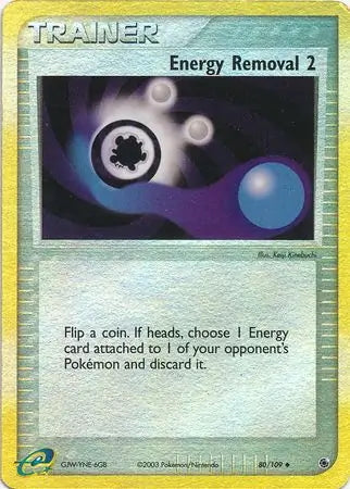 EX Ruby&Sapphire Energy Removal 2 #80/109 reverse holo
